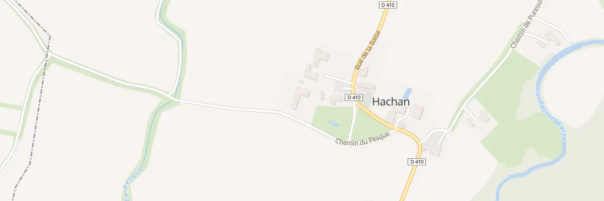 Plan du 2 Che du Pesque à Hachan