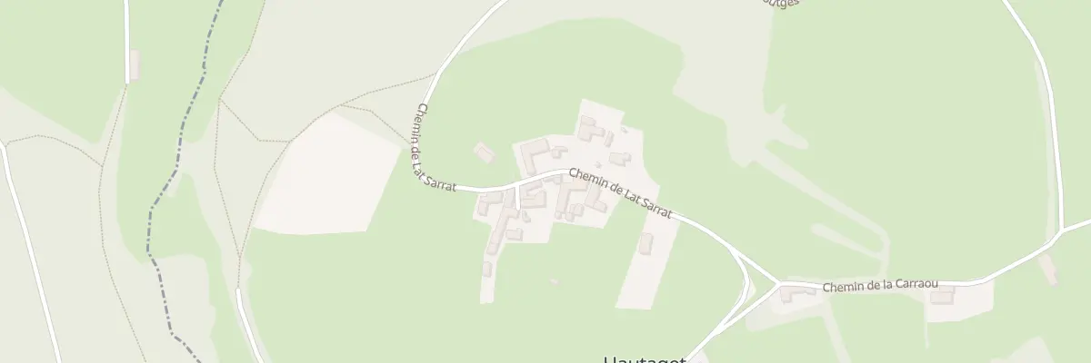 Plan du 5022 Las Touas à Hautaget