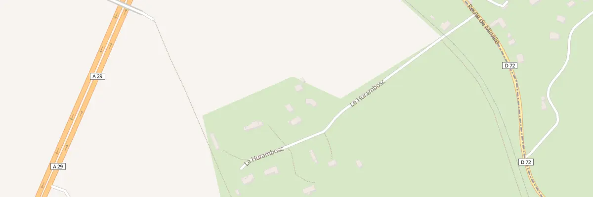 Plan du 100 Le Hurambosc à Mirville