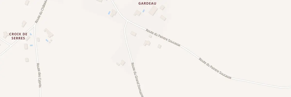 Plan du 5000 Les Vervenes à Serres-et-Montguyard