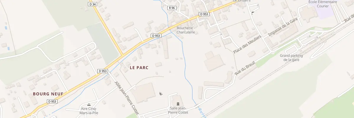 Plan du 57B Rue Nationale à Cinq-Mars-la-Pile