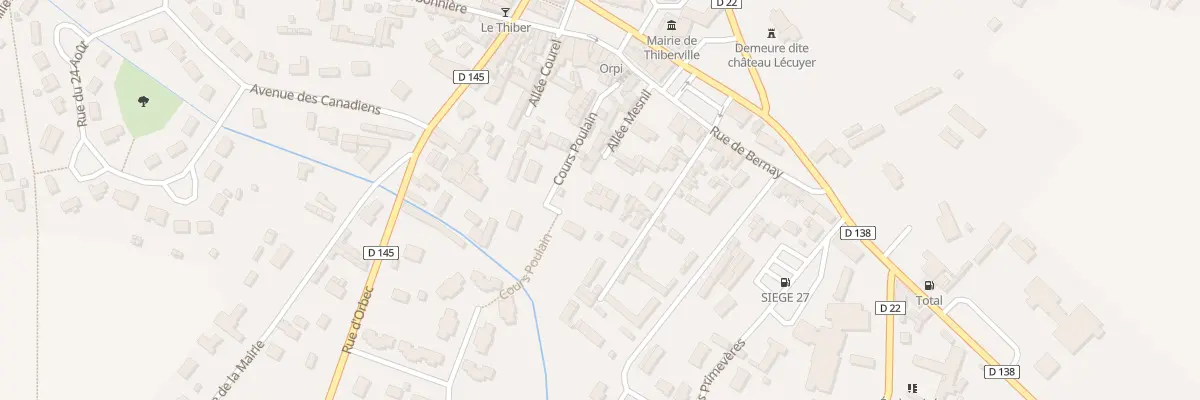 Plan du 486 Thiberville à Thiberville