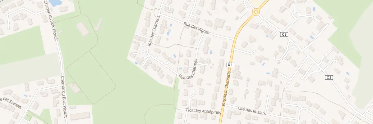 Plan du 8 Rue des Charmes à Nieuil-l’Espoir