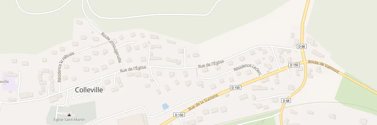 Plan du 557 Rue de l’Eglise à Colleville