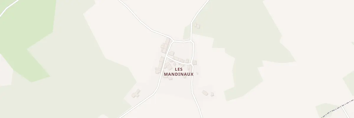 Plan du 10 Les Mandinaux au Grand-Madieu