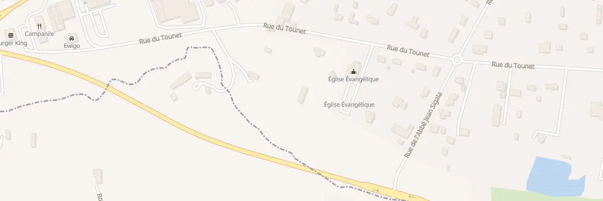 Plan du 119B Rue du Tounet à Bergerac
