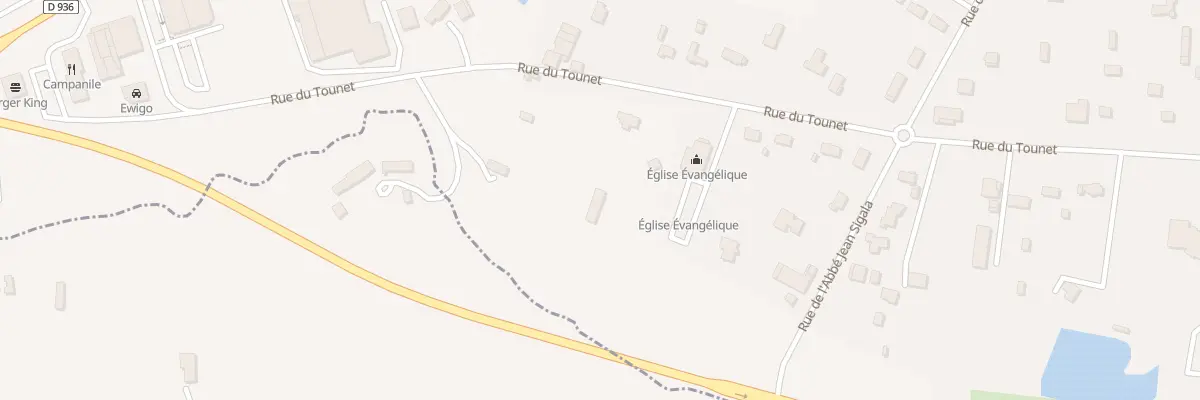 Plan du 19T Rue du Tounet à Bergerac