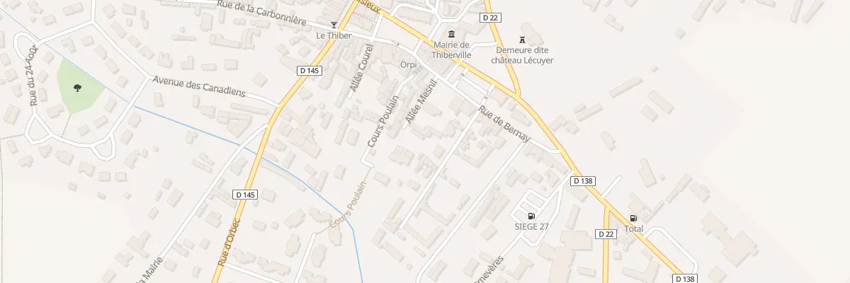 Plan du 9004 All Mesnil à Thiberville