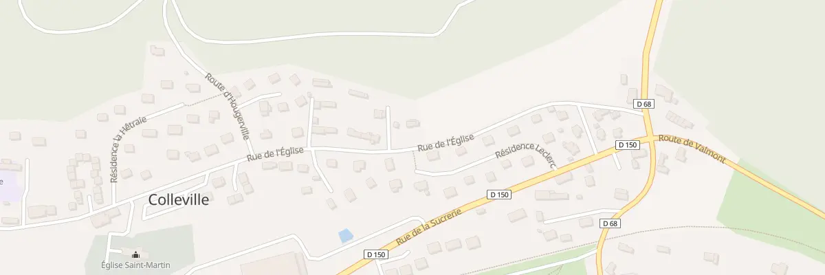 Plan du 565 Rue de l’Eglise à Colleville