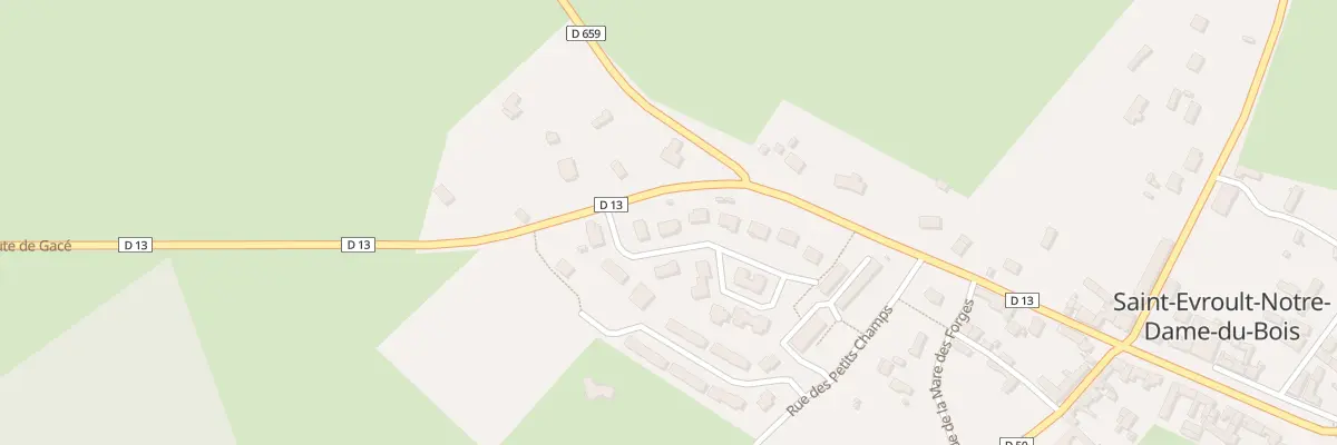 Plan du 67 Lot Sainte Barbe à Saint-Evroult-Notre-Dame-du-Bois