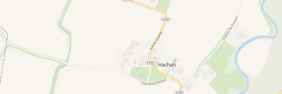 Plan du 4 Rue de la Baise à Hachan