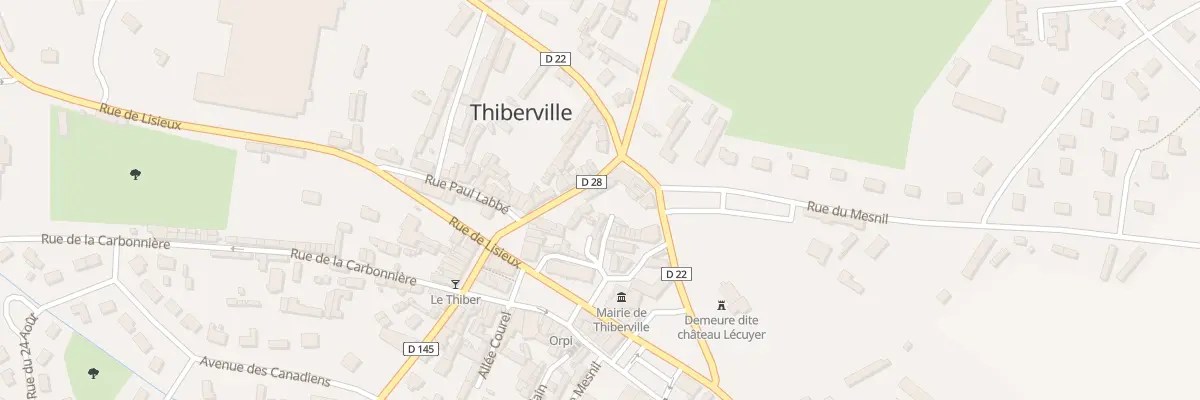 Plan du 4 Rue de Lieurey à Thiberville
