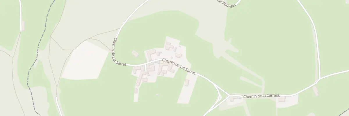 Plan du 5021 Las Touas à Hautaget