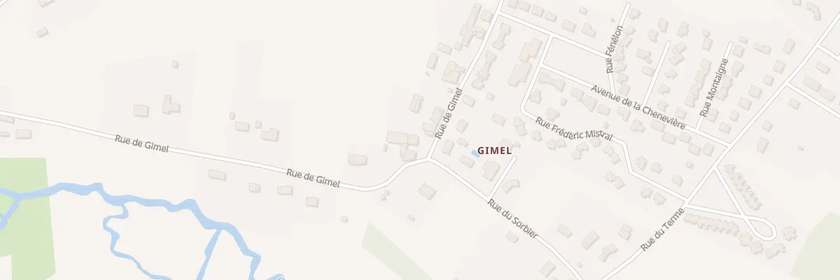 Plan du 27 Rue de Gimel à Neuvic