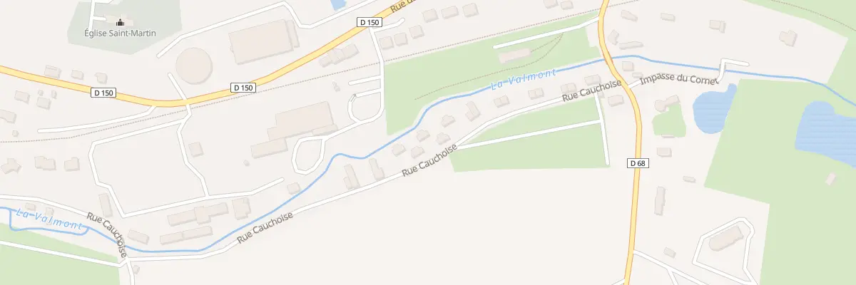 Plan du 208 Rue Cauchoise à Colleville