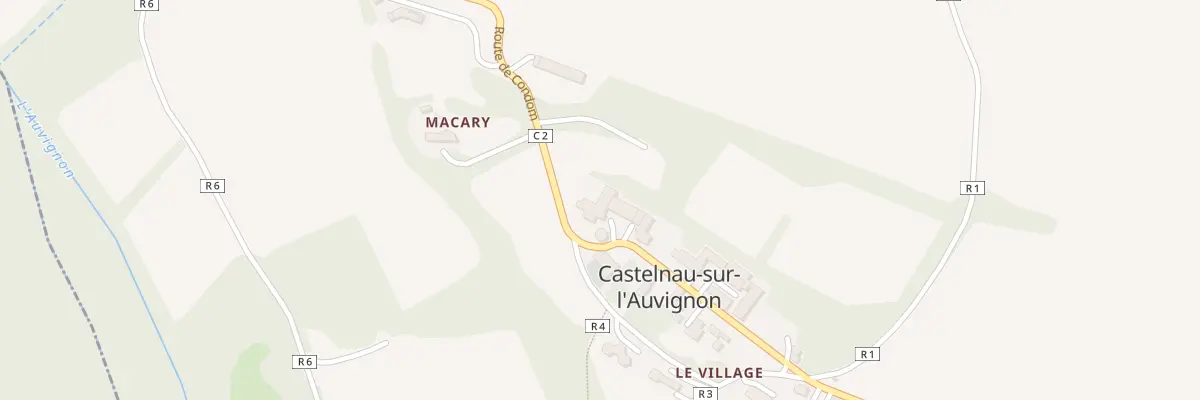 Plan du 5001A Av 21 Juin 1944 à Castelnau-sur-l’Auvignon