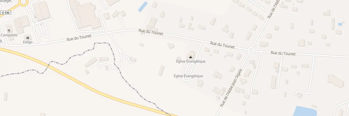 Plan du 117D Rue du Tounet à Bergerac