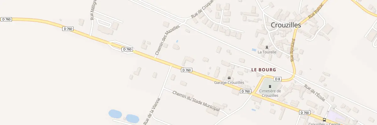 Plan du 7 Rue Rabelais à Crouzilles