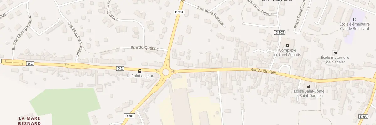 Plan du 113B Rue Nationale à Saint-Cosme-en-Vairais