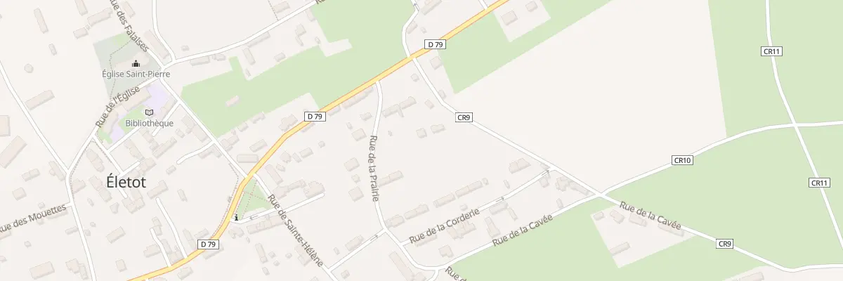 Plan du 91 Rue de la Prairie à Életot