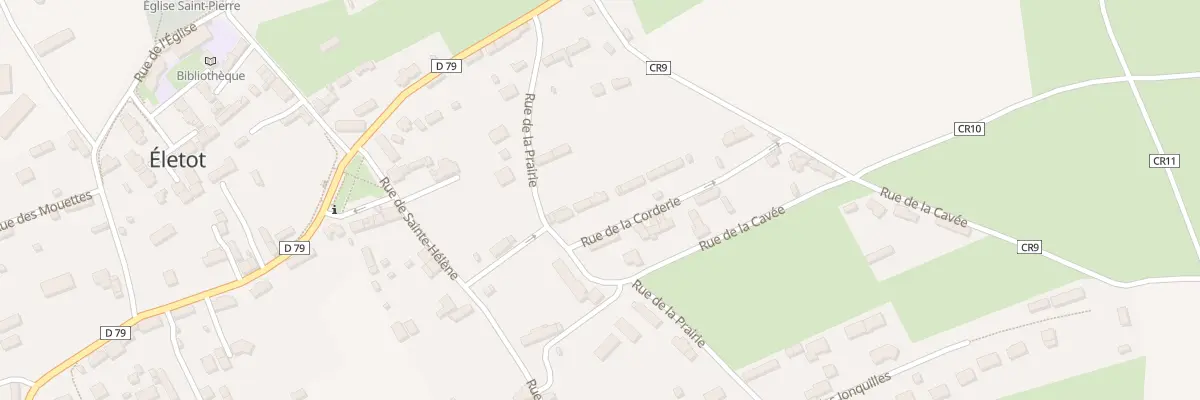 Plan du 31 Rue de la Corderie à Életot