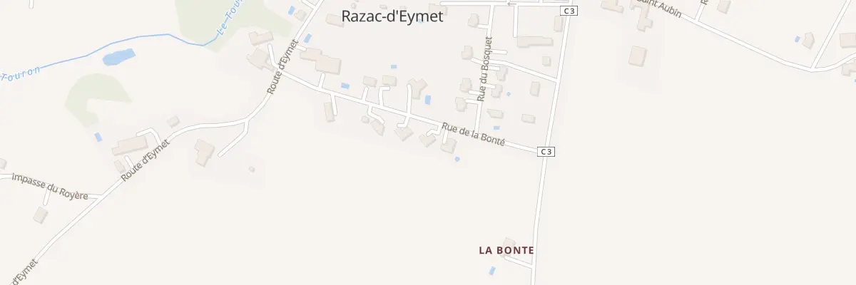 Plan du 9 Rue de la Bonte à Razac-d’Eymet