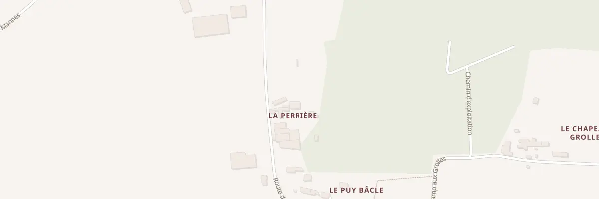 Plan du 29 La Perriere à Crouzilles
