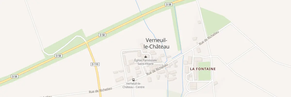 Plan du 4 Rue du Moulin à Verneuil-le-Château