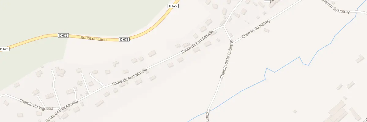 Plan du 139 Rte de Fort Moville à Toutainville