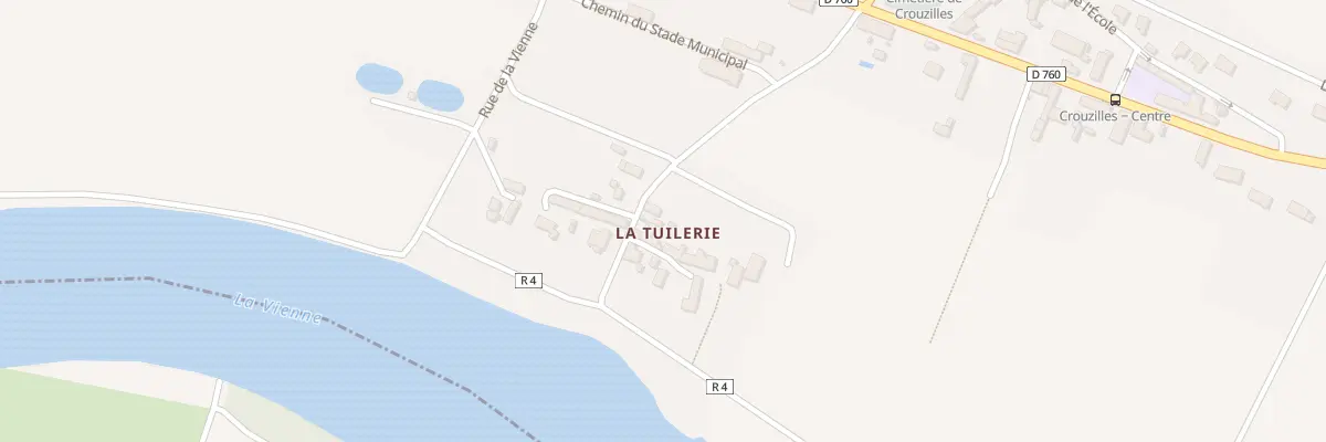 Plan du 1 Rue de la Tuilerie à Crouzilles