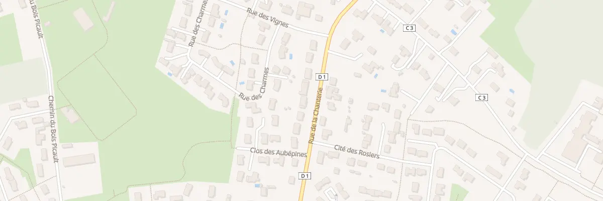 Plan du 45 Rue de la Chanterie à Nieuil-l’Espoir