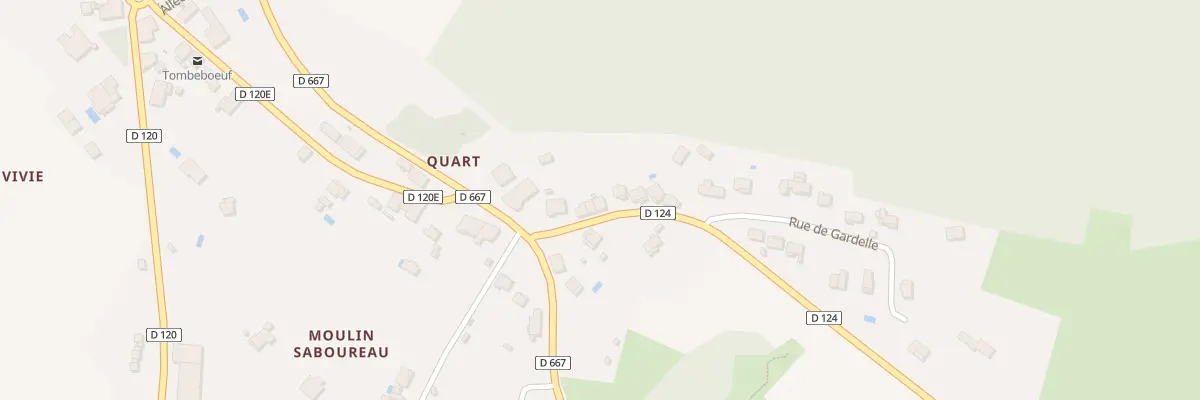 Plan du 28 Quartier Rapine à Tombebœuf