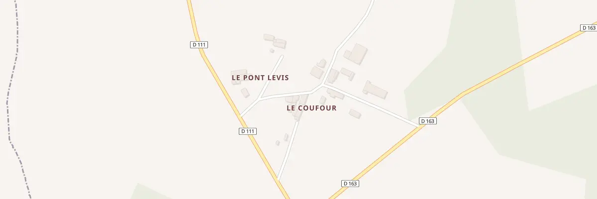 Plan du 5083 Le Coufour à Feuillade