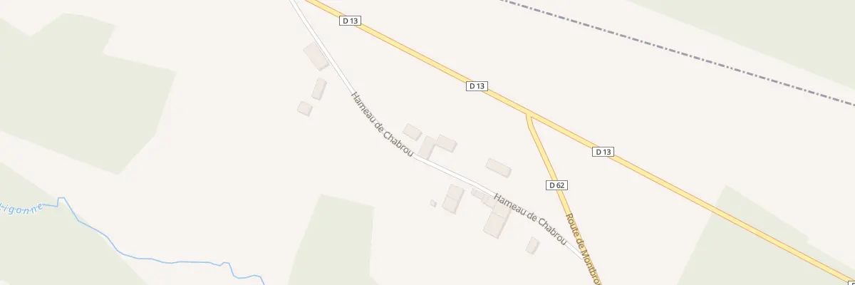 Plan du 235 Ham de Chabrou à Marillac-le-Franc