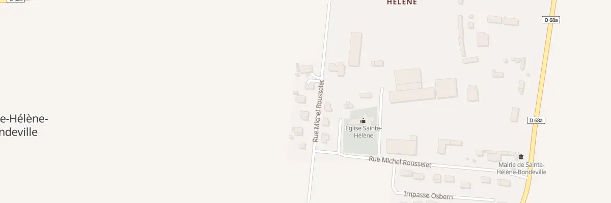 Plan du 8 Rue Michel Rousselet à Sainte-Hélène-Bondeville