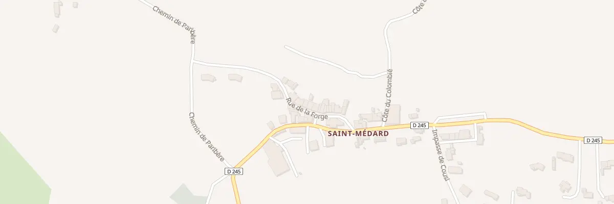 Plan du 96 Rue de la Forge à Clermont-Dessous