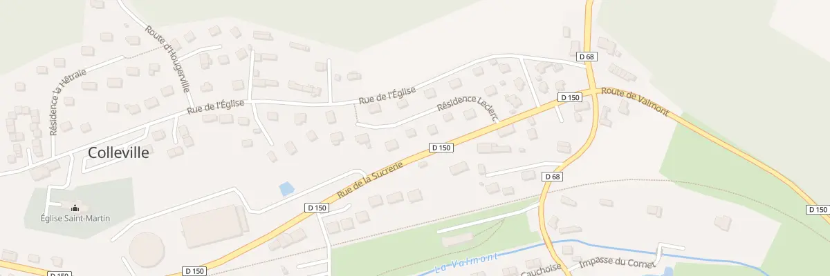 Plan du 9 Res Leclerc à Colleville