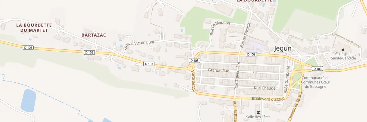 Plan du 10 Pte de Vic à Jegun