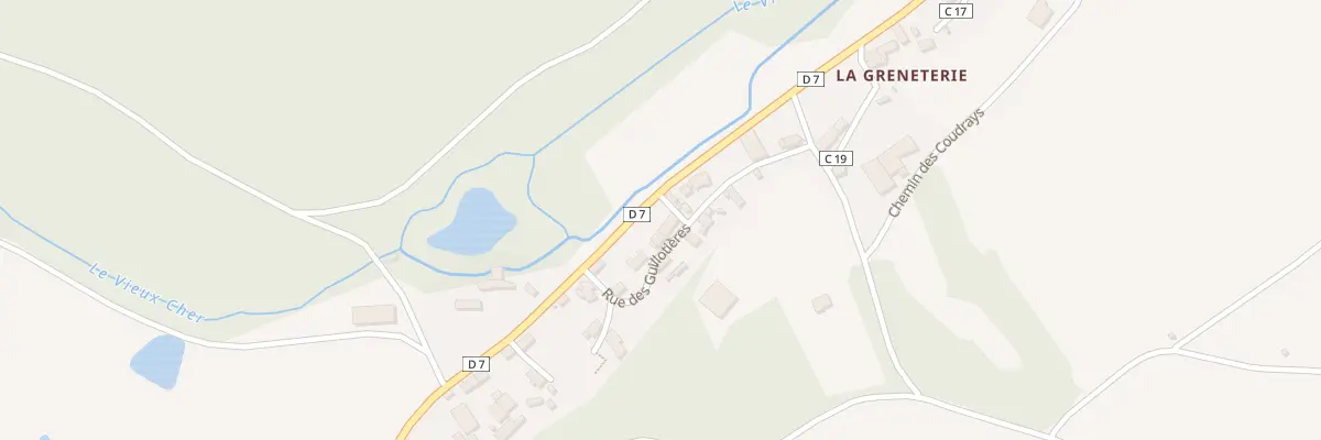 Plan du 17 Rue des Guillotières à Vallères