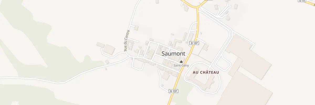 Plan du 14 Le Bourg à Saumont