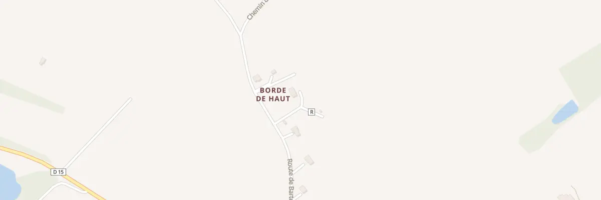 Plan du 5002 Borde de Haut à Saumont