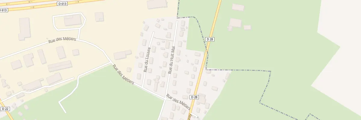 Plan du 10 Rue du Huit Mai à Thiberville