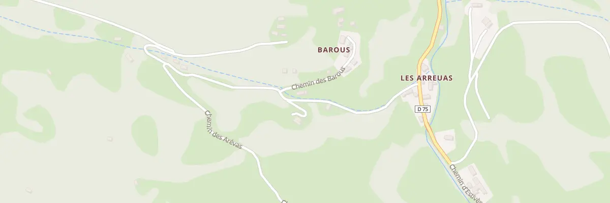 Plan du 2 Che Coume de Soubaquet à Nistos