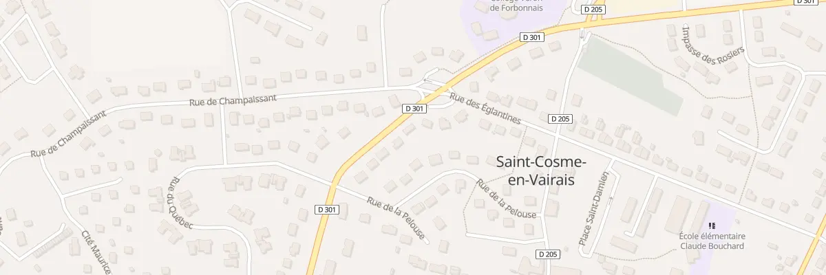 Plan du 2 Av du Point du Jour à Saint-Cosme-en-Vairais
