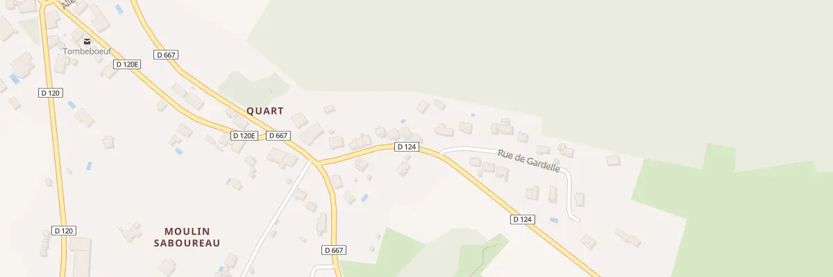 Plan du 33 Quartier Rapine à Tombebœuf