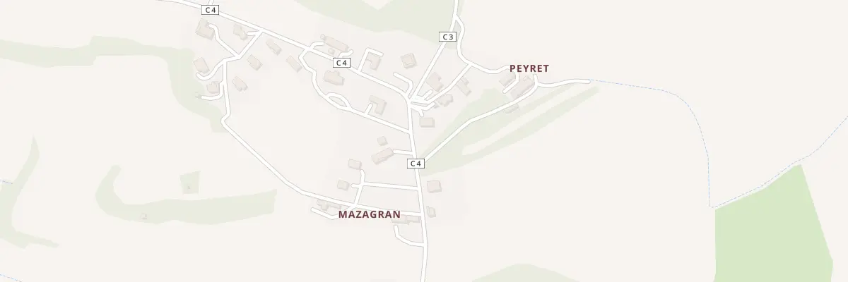 Plan du 232 Che d’Enléjeau à Jegun