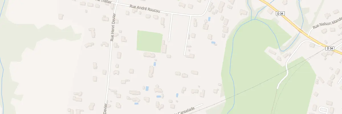 Plan du 12 Rue André Roucou à Bergerac