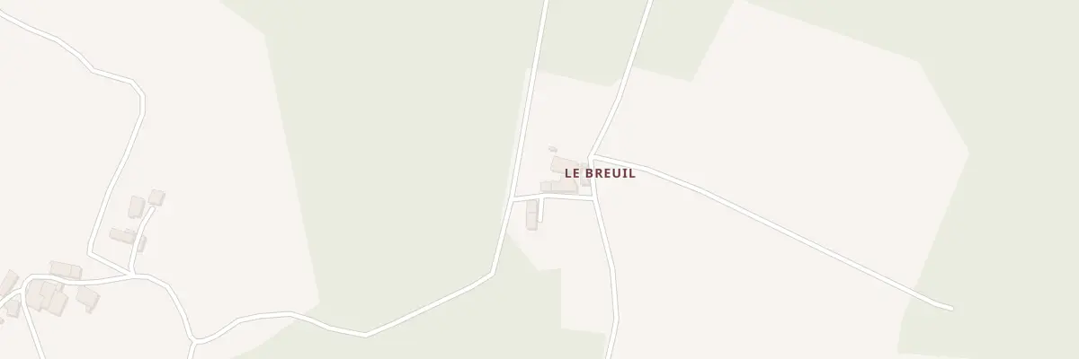 Plan du 2 Le Breuil à Mainzac