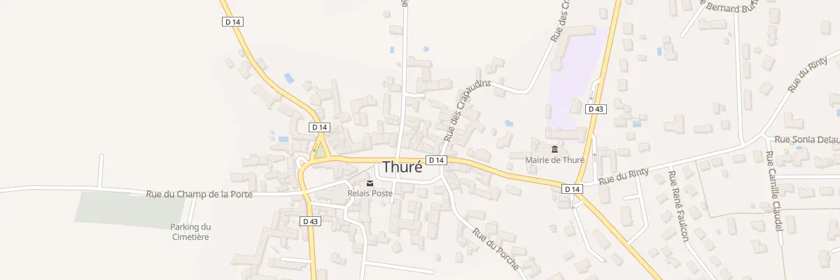 Plan du 15B Pl de la Liberté à Thuré