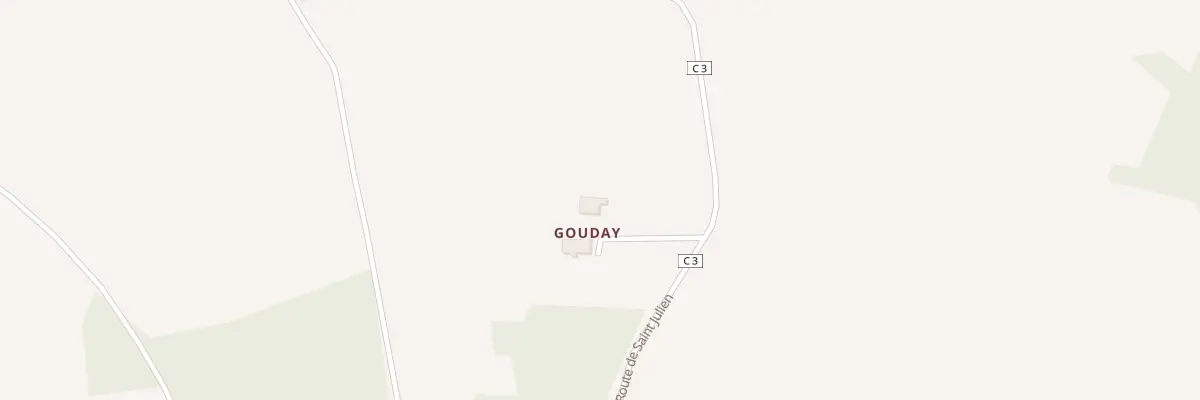 Plan du 6 Gouday à Razac-d’Eymet